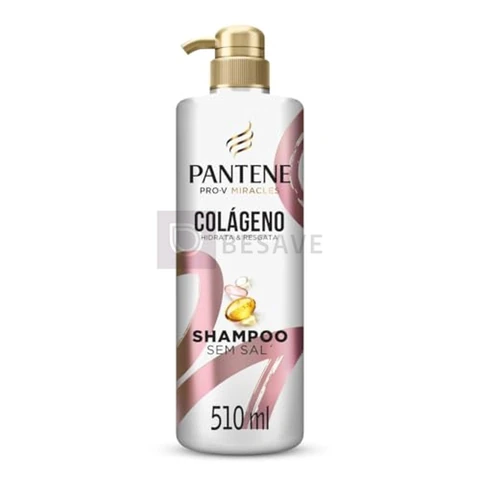 Pantene Pro-V Miracles Shampoo Colágeno Hidrata e Resgata 510 ml