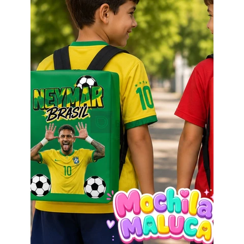 Mochila Maluca Infantil l 40x24cm | Dia da Mochila Maluca