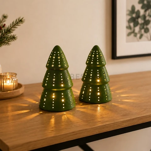 Mini Árvore de Natal Led 12cm Decorativa