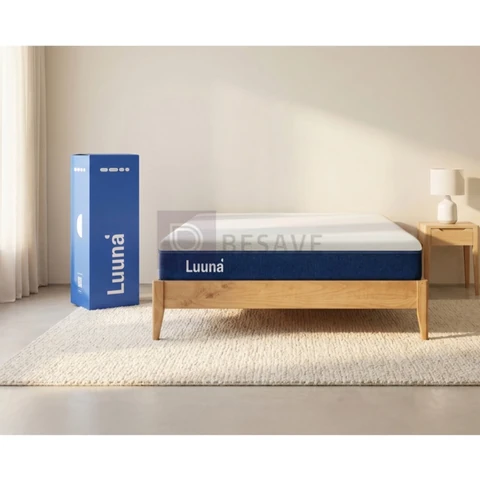 Colchão Luuna Blue, Espuma 20 cm com Bloqueio de Movimento, 10 Anos de Garantia