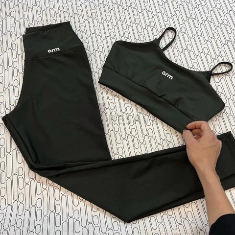 Conjunto Feminino Fitness Compact Top E Legging - Arm