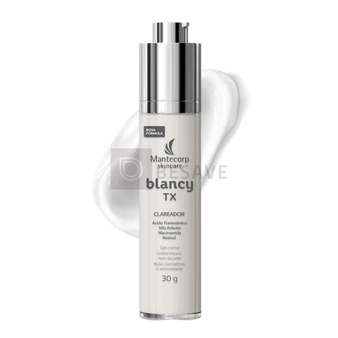 Mantecorp Blancy TX Creme Gel Clareador Facial Antioxidante - Absorção Rápida e Textura Leve - 30g