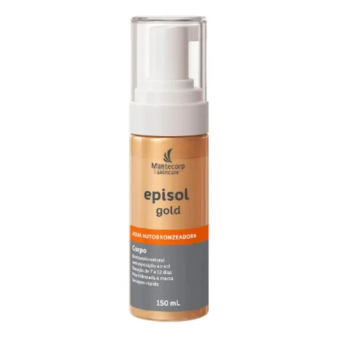 Água Autobronzeadora Corporal Gold 150ml Episol