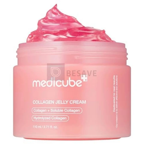 medicube Creme De Gelatina De Colágeno - Niacinamida E Colágeno Hidrolisado Liofilizado - Aumenta A Hidratação Da Barreira Da Pele E Proporciona Brilho E Aparência Revigorada Por 24 Horas - Sem Cora