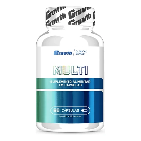 Multivitamínico 60 Cáps. Growth Supplements - Sem Sabor