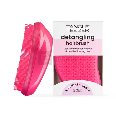 Tangle Teezer - Escova de cabelo desembaraçadora The Original Pink Fizz, para todos os tipos de cabelo, úmido e seco. Cor: Pink