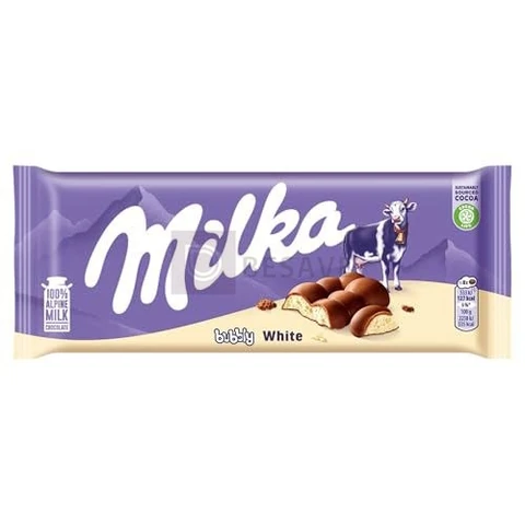 Chocolate Milka Bubbly White 100G
