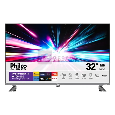 Smart Tv 32 Philco P32vik Roku Led Dolby Audio Hdr Wi-fi 110/220v