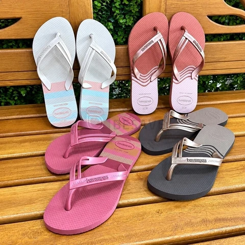 Chinelo Havaianas Elegance Print Feminino Adulto Original