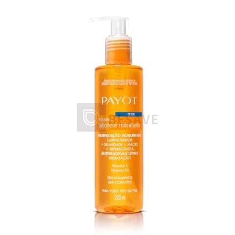 PAYOT Sabonete Liquido Detox, Vitamina C, 220 Ml
