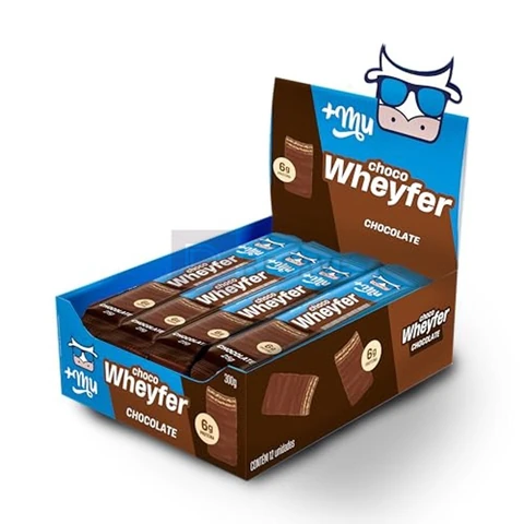 +Mu Chocowheyfer Proteico Sabor Chocolate - Display com 12 unidades - 300g