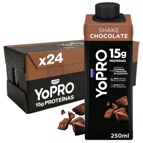 Pack YoPRO Bebida Láctea UHT Chocolate 15g de proteínas 250ml - 24 unidades