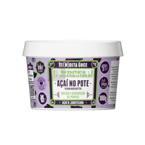 Máscara de Brilho e Reparação de Pontas Lola Cosmetics Be(M) dita Ghee Açaí 100 g