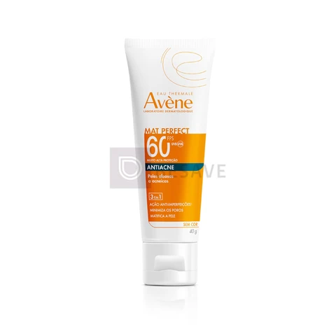 Avène Protetor Solar Mat Perfect Fluido Antiacne FPS60 40G
