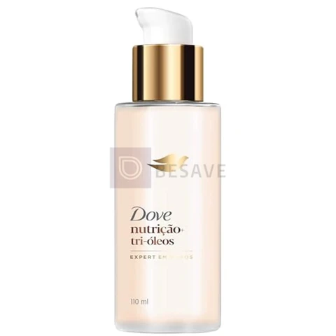 Dove Leave-In Nutrição + Tri-Óleos 110ml Pump