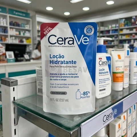 Loção Hidratante Para Pele Seca A Extra Seca Refil 237ml Cerave