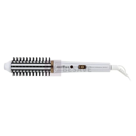 Britânia Escova Modeladora BEC04 2 em 1 Bivolt Plástico e Metal