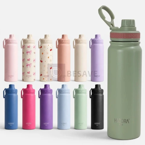 Garrafa Térmica 800ml Inox Fitness Academia Haddra