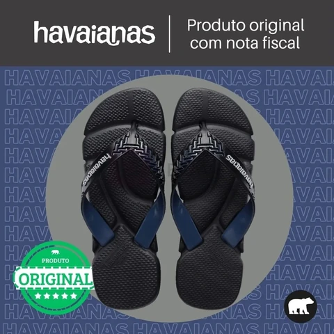 Chinelo Havaianas Masculino Power 2.0 Anatômica Massageadora