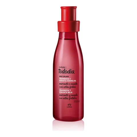 Body Splash Natura Tododia Framboesa E pimenta Vermelha 200ml