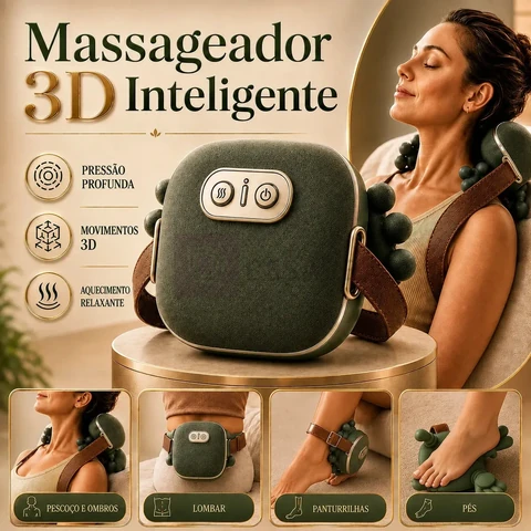 Massageador Elétrico para Pescoço e Ombros com Aquecimento DOK MEDICAL SUPPLIES