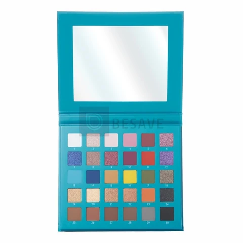 Catharine Hill Paleta de Sombras 30 Cores 1017/C1 18 Opacas 7 Cintilantes 5 Duochromes Alta Fixação Pigmentação Intensa