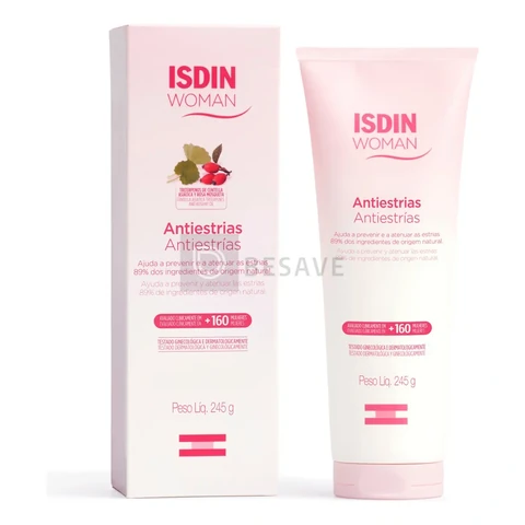 ISDIN Creme Corporal Woman Antiestrias Apto para Grávidas - 245g