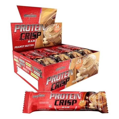 Protein Crisp Bar Peanut Butter 12 und Integralmédica
