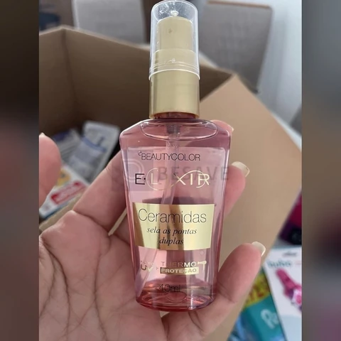 E.lixir Ceramidas - Sela as pontas duplas e Restaura os fios - BEAUTYCOLOR - 40ml