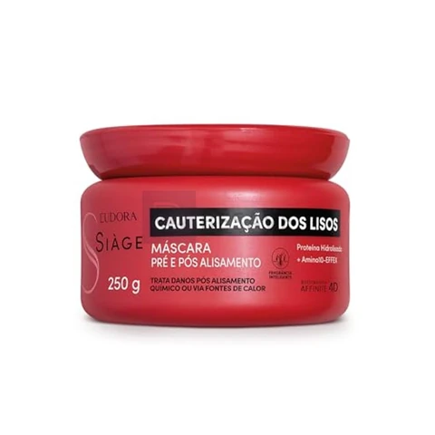 Eudora Siàge Cauterização dos Lisos Máscara Capilar 250g