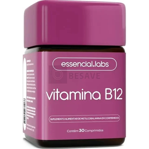 VITAMINA B12 Metilcobalamina - Fórmula com Máxima Pureza e Concentração - 30 Doses