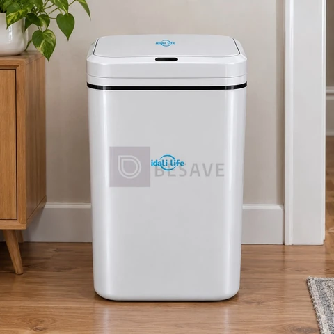 Lixeira Sensor Automática Inteligente de Banheiro Cozinha Escritório Capacidade 16 Litros IDALI LIFE
