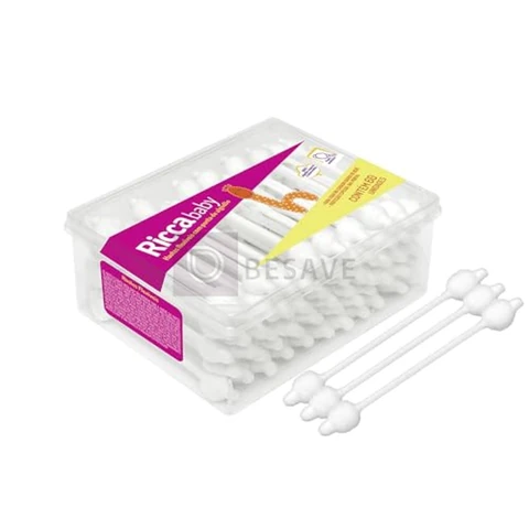 Ricca Hastes Flexíveis Baby Ricca 60un