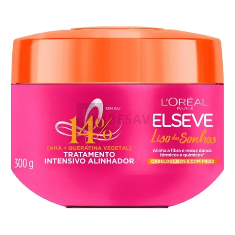 Tratamento L'oréal Paris Elseve Liso Dos Sonhos 300g