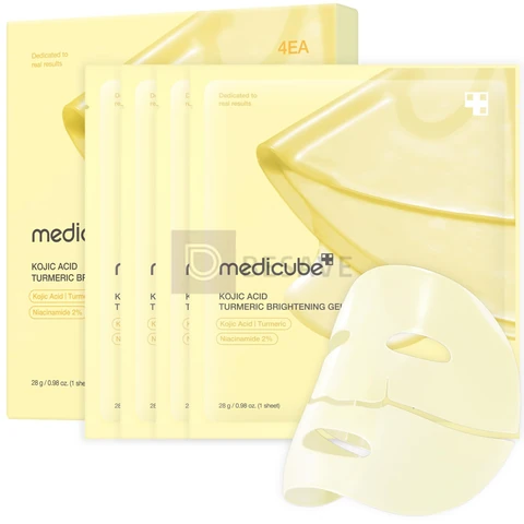 KOJIC ACID TURMERIC BRIGHTENING GEL MASK (4EA)