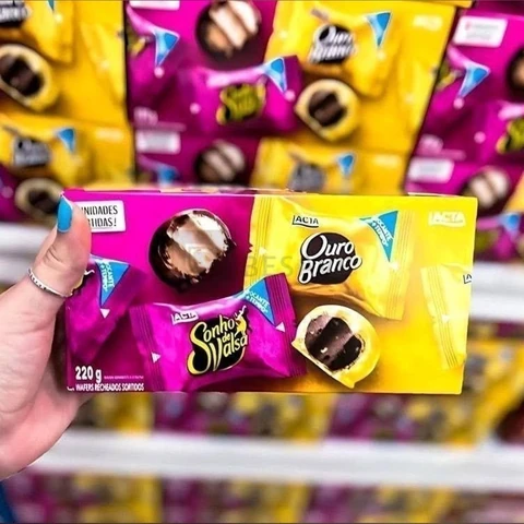 Caixa Sonho de Valsa e Ouro Branco Sortidos 220g
