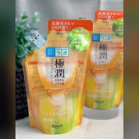 Hada Labo Gokujyun Refil Óleo de Limpeza Oil Cleansing - 180ml