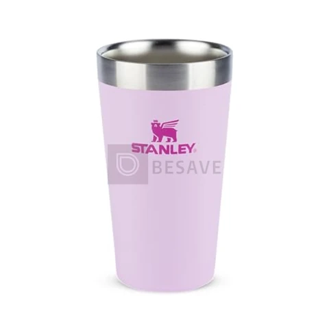 Stanley - Copo Térmico Texturizado para Cerveja, 354ml, para Bebidas Quentes ou Frias, Soft Orchid