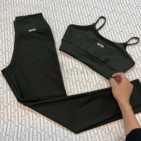 Conjunto Feminino Fitness Compact Top E Legging - Arm
