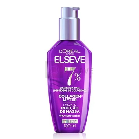 Leave-in L'Oréal Paris Elseve Collagen Lifter Para Cabelos Finos 100ML