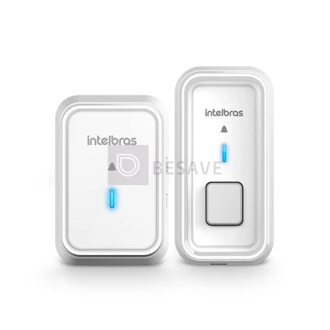 Campainha Sem Fio sem Bateria CIB 101S Branca Intelbras