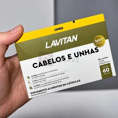 Lavitan Cabelos e Unhas 60 Cápsulas