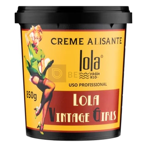 Hair Vintage Girl Creme Alisante 850g, Lola Cosmetics