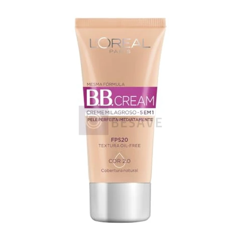 Base BB Cream L'Oréal Paris Dermo Expertise Cor Clara FPS 20, 30ml