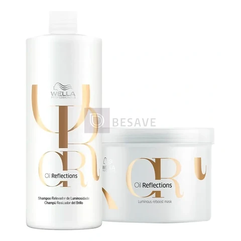 Kit Wella Professionals Oil Reflections Shampoo E Máscara