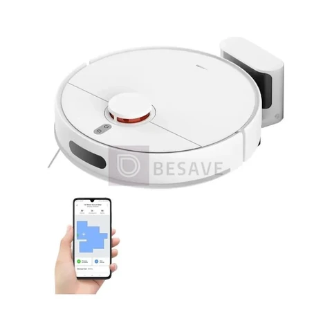 Robô Aspirador Xiaomi S40 10000pa Ultra Potente Bivolt Branc Branco