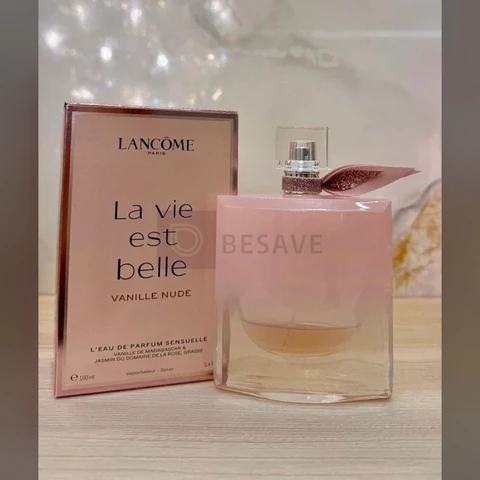 Lancôme La Vie est Belle Vanille Nude Eau de Parfum, Perfume Feminino Floral Almiscarado com Baunilha Glaceada, Almíscar Branco e Jasmim Solar, Alta Fixação e Fragrância de Longa Duração