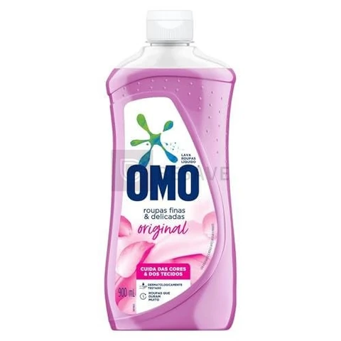 OMO Roupas Finas E Delicadas Original - Sabão Liquido 900Ml