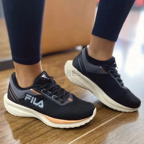 Tênis Fila Rise Up Feminino Confortável Mesh Leve Esportivo