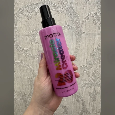 Matrix, Spray Multibenefícios, Miracle Creator, Para Todos Os Tipos De Cabelo, 20 Benefícios, Multifuncional, Leave-in Em Spray, Revitaliza, Nutre E Protege Termicamente, 190ml